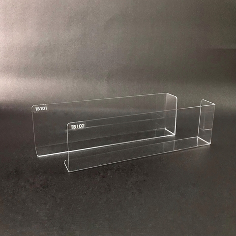 Kệ mica chữ L Enter TB101 / TB102 270x40x80mm mica dày 2mm (20)