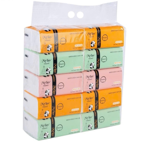 Khăn giấy MyLan gấu trúc 300 tờ, Khăn ăn (10/100)