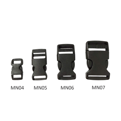 Khóa cài nhựa MN04/MN05/MN06/MN07 đen [100](1000)