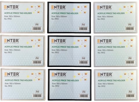 Bảng thông tin mica Enter FR12 150x100mm A6