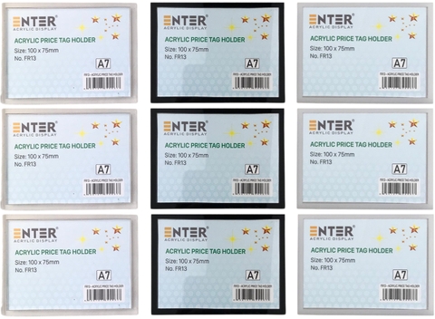 Bảng thông tin mica Enter FR13 100x75mm A7