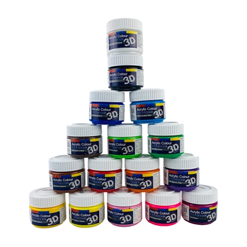 Màu nước Acrylic 3D 100ml (72)