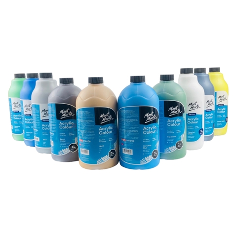 Màu nước Acrylic Mont Marte 1000ml (6)