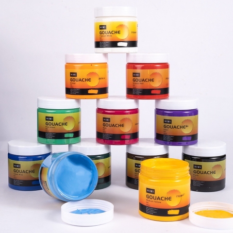 Màu vẽ Himi Gouache 200ml (12)