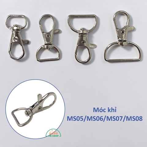 Móc khỉ MS05/MS06/MS07/MS08, Móc khóa treo thẻ, Móc khoá đa năng, Khoen móc khóa (1000)