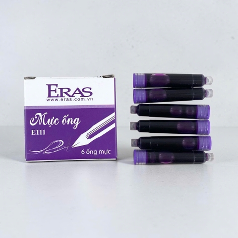 Ống mực bút máy xoá được Eras E111, mực ống tiện lợi (10/60)