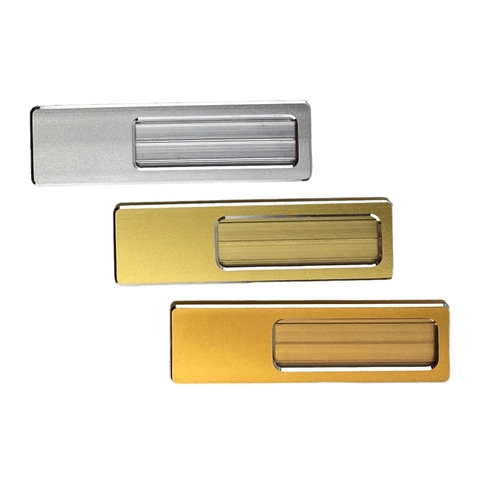 Phôi thẻ tên nhôm BT023 68x20mm hình chữ nhật