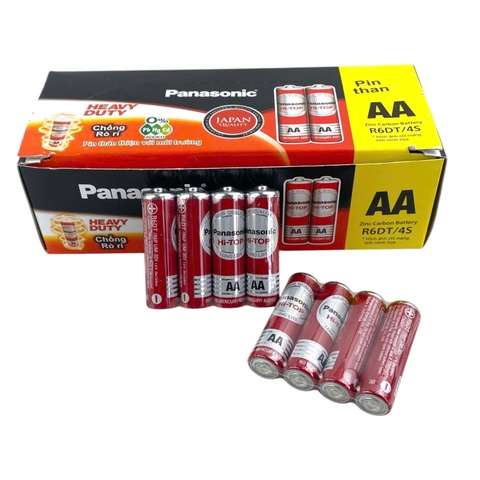 Pin Panasonic R6DT/ 4S AA đỏ (4/60/600)