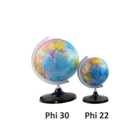 Quả địa cầu Tiếng Anh Φ22cm / Φ30cm