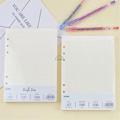 Ruột sổ còng KLong A5 (60)