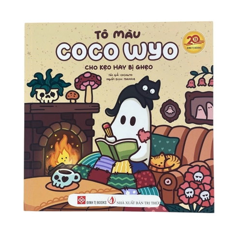 Sách Tô màu Coco Wyo  - Cho kẹo hay bị ghẹo