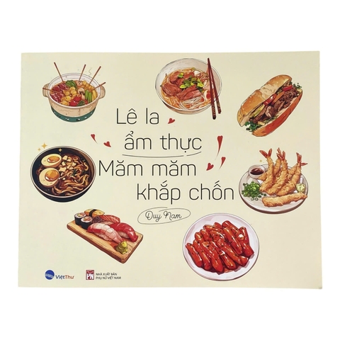 Sách tô màu - Lê la ẩm thực măm măm khắp chốn