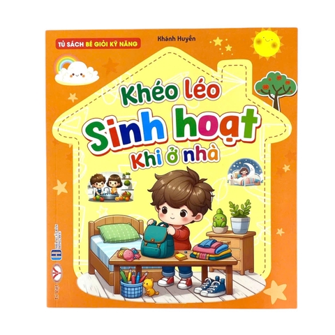 Sách Tủ Sách  bé giỏi kỹ năng - khéo léo sinh hoạt khi ở nhà