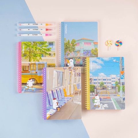 Sổ lò xo Classmate 18-038B5 180 trang 80gsm B5, Sổ ghi chép, Sổ ghi chú