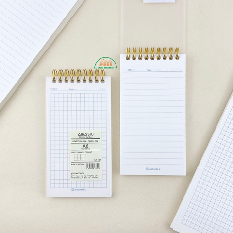 Sổ lò xo FT LN 654 / LN 650 9x16.5cm 160 trang 80gsm (60)