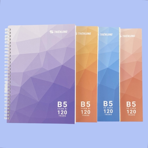 Sổ lò xo TL MB-016 / MB-01817.6x25cm 120 trang 100gsm (5)