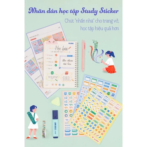 Sticker học tập Klong 720 (20/200)
