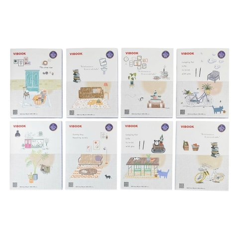 Tập VT Peaceful  200 trang 80gsm 4 ly ngang, Vở học sinh, Tập học sinh (5/50)