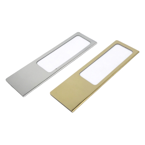 Phôi thẻ tên inox uốn U004 / U005 / U006 70x22mm không nội dung (10,50)