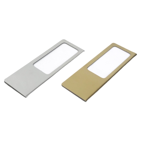 Phôi thẻ tên inox uốn U007 60x20mm không nội dung (10,50)