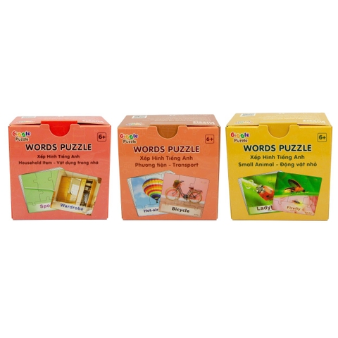 Xếp hình tiếng Anh 100 mảnh NT Giggle Puzzle