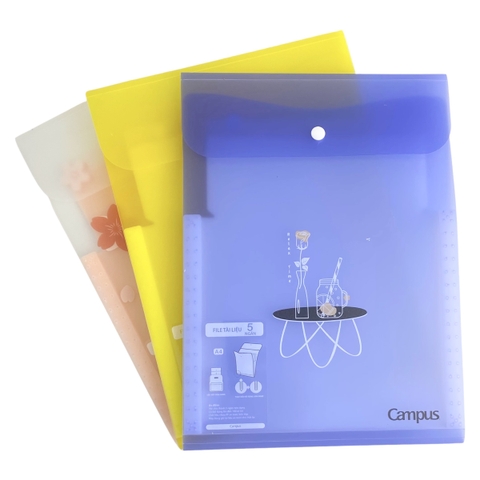 Bìa tài liệu 5 ngăn Campus đứng A4