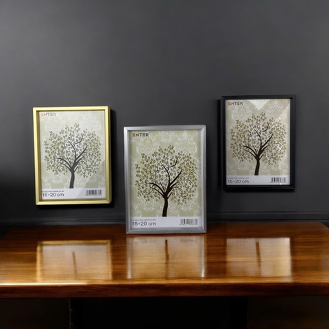 Khung hình nhôm Enter KH102 15x21cm