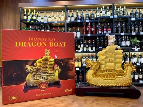 Rượu ngoại Barandy XO Dragon Boat