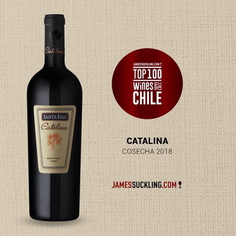 Rượu vang Chile Catalina Santa Ema.