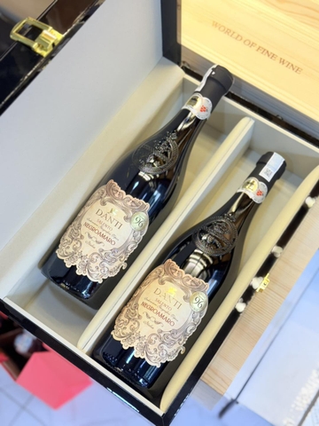 Set hộp 2 chai rượu Danti Salento Negroamaro