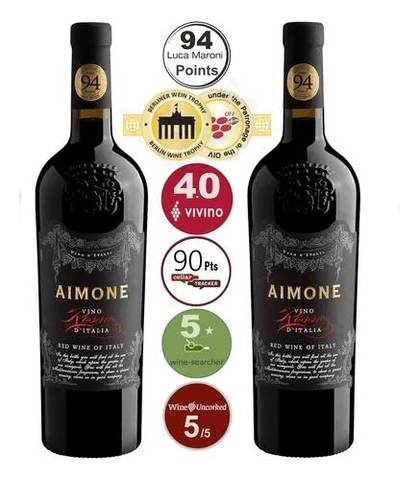 Rượu vang Aimone Vino Rosso D'italia 94 Point.