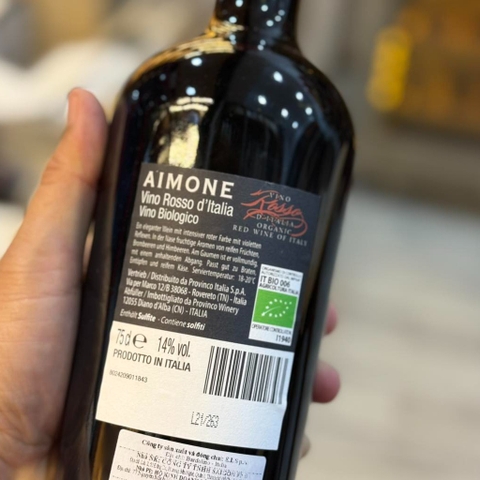 Rượu vang Aimone Organic 96 Point