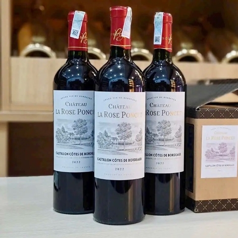 Rượu vang Chateau La Rose Poncet.