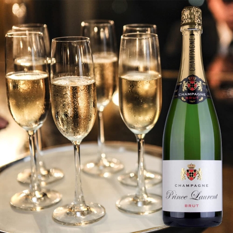 Rượu vang Champagne Prince Laurent.