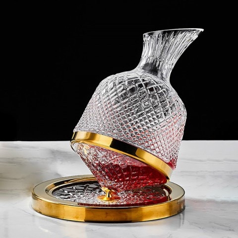 Bình chiết rượu mạ vàng