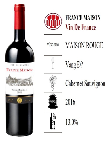 Rượu vang Pháp France Maison UG Bordeaux .