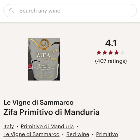 Zifa Primitivo di Manduria