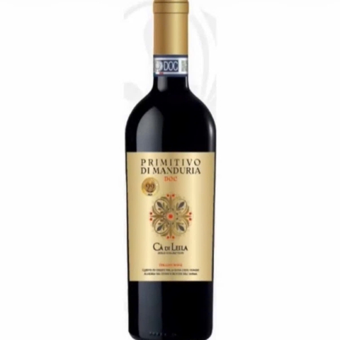 Rượu Vang Ý Primitivo Di Manduria Cà Di Leila Gold Collection