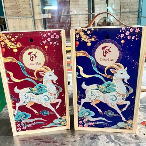 Rượu vang Favera gói quà Tết Đinh Mùi 2027.