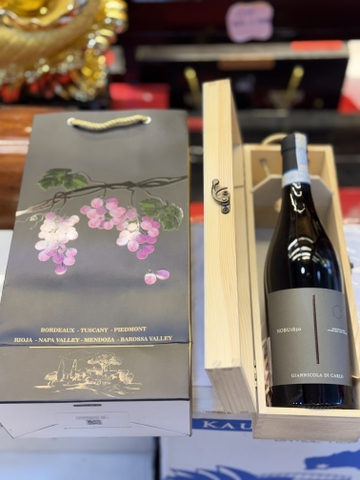 Hộp gỗ 1 chai rượu Nobu 1830 Riserva