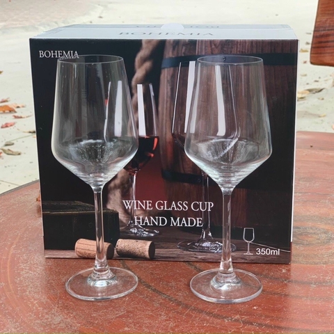 2 Ly rượu vang 350ml