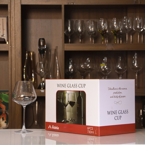 4 Bộ ly rượu vang hiệu Adela, Khuyến Mãi- giá tốt