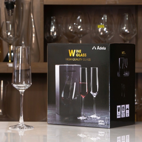 4 Bộ ly rượu vang hiệu Adela, Khuyến Mãi- giá tốt