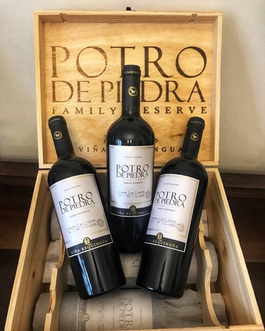Rượu vang chile Potro De Piedra Family Reserve .