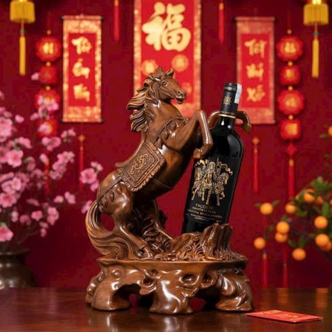 Ngựa gỗ Premium 2026