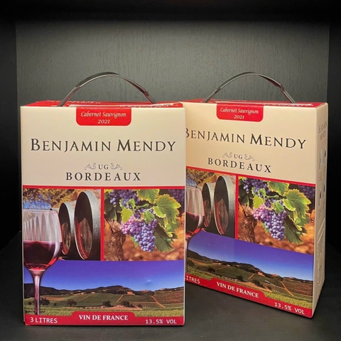 Rượu vang Benjamin Mendy 3L