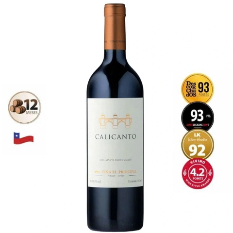 Rượu vang Calicanto chính hãng.