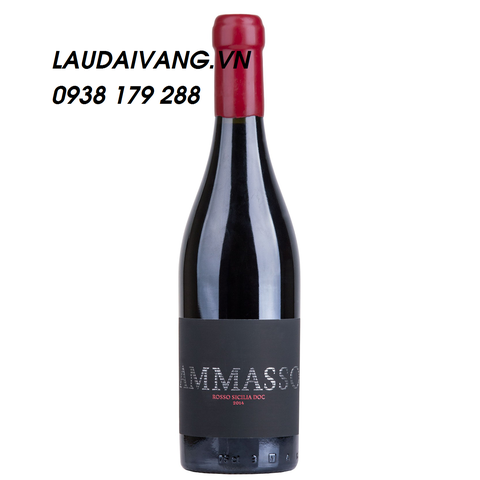 Rượu vang Ammasso Rosso Sicilia DOC 2016.