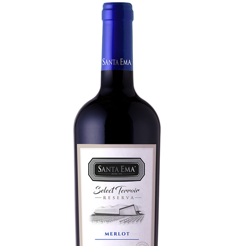 Rượu vang Santa Ema Merlot Reserva .