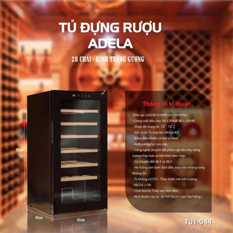 Tủ 28 chai Adela